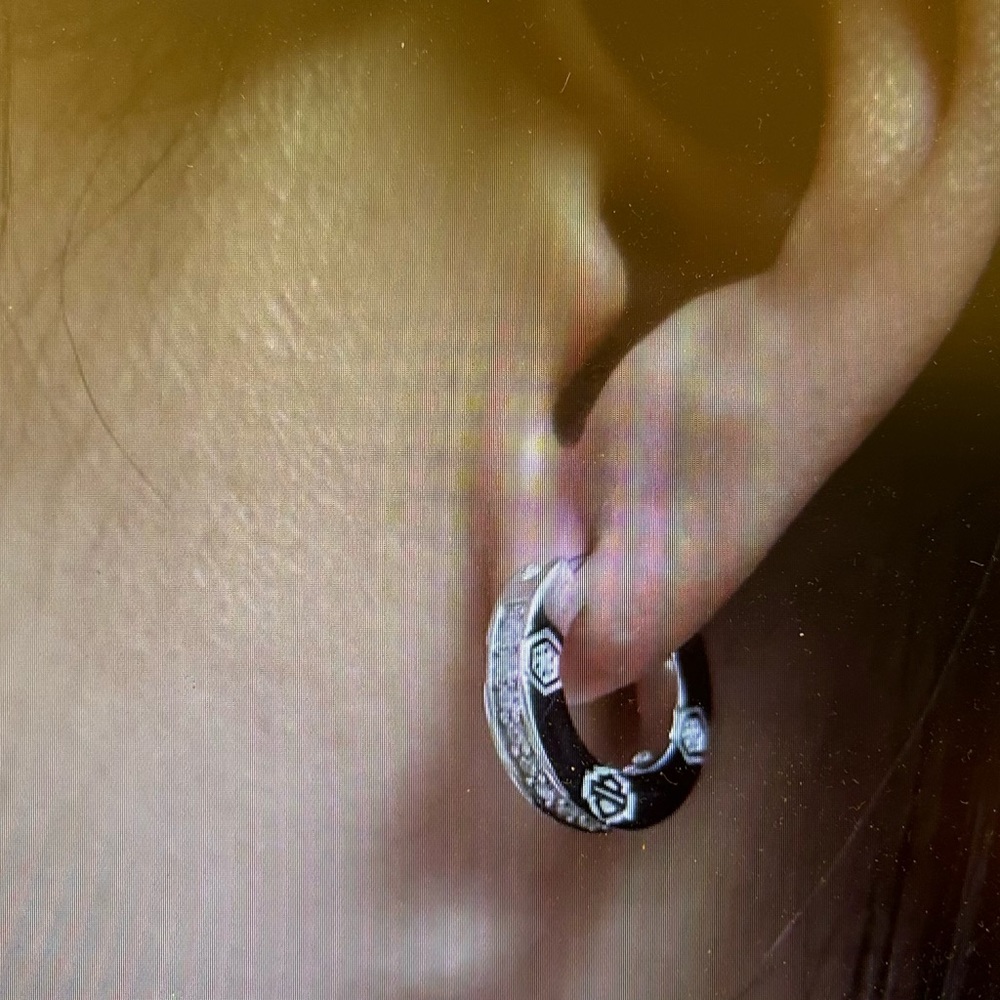 Harley Davidson earrings